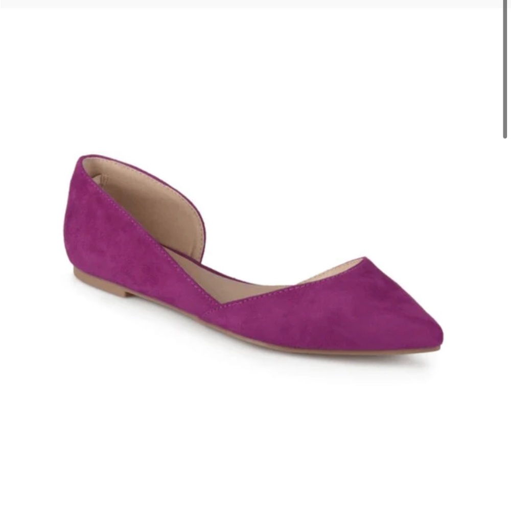 Plum color flats